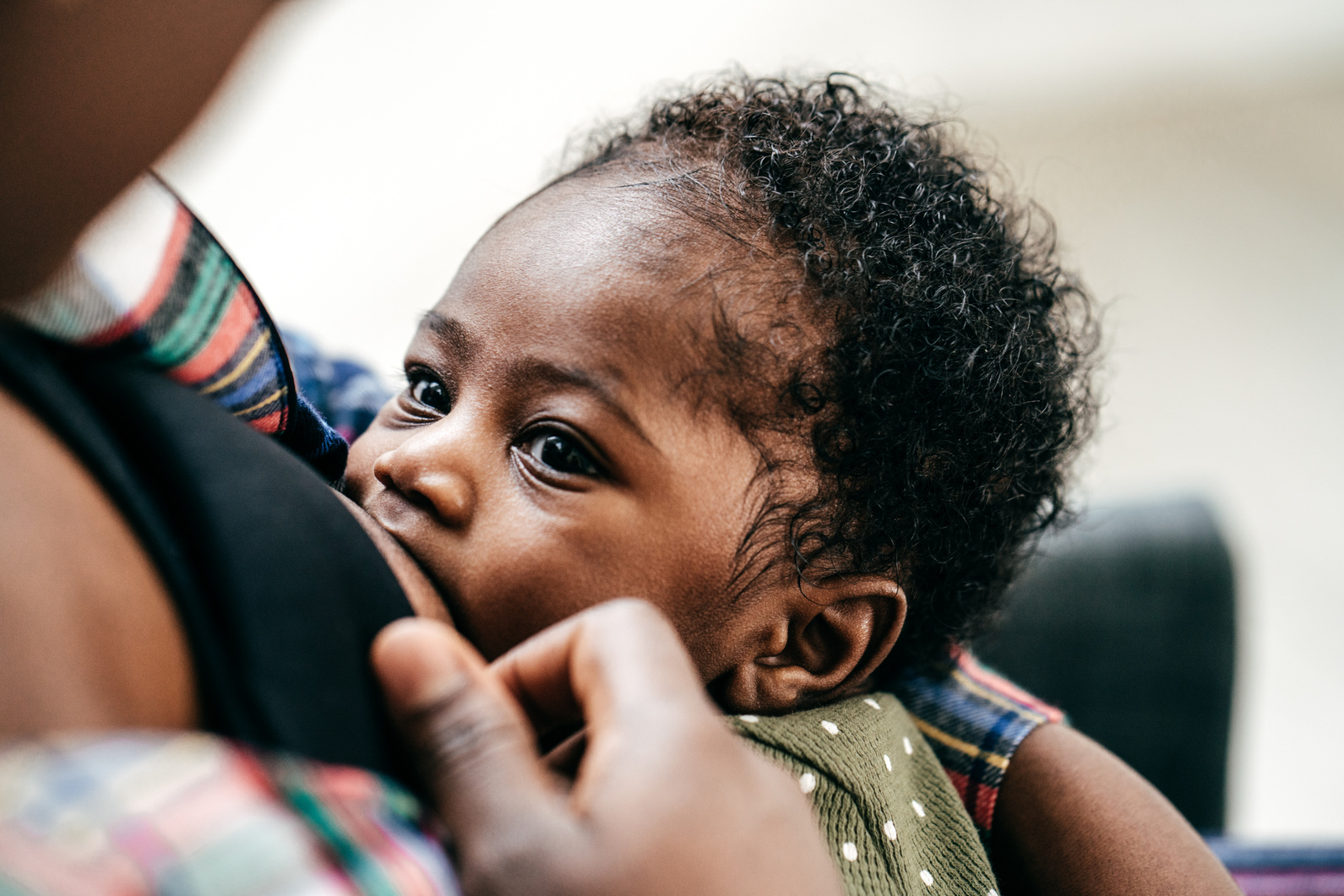 Breastfeeding moment